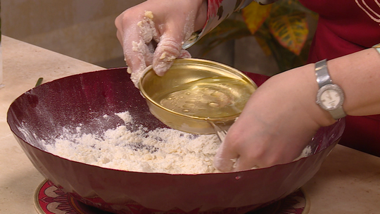 بوراك العجين بالسلق و اللحم المفروم