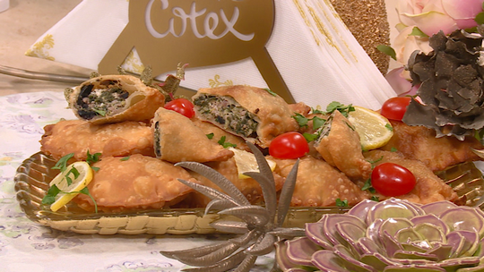 بوراك العجين بالسلق و اللحم المفروم