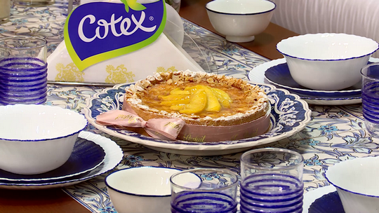 تارت التفاح بالكريمة