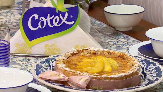 تارت التفاح بالكريمة