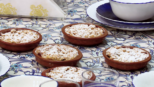 كرامبل بالتفاح (Crumble aux pommes)