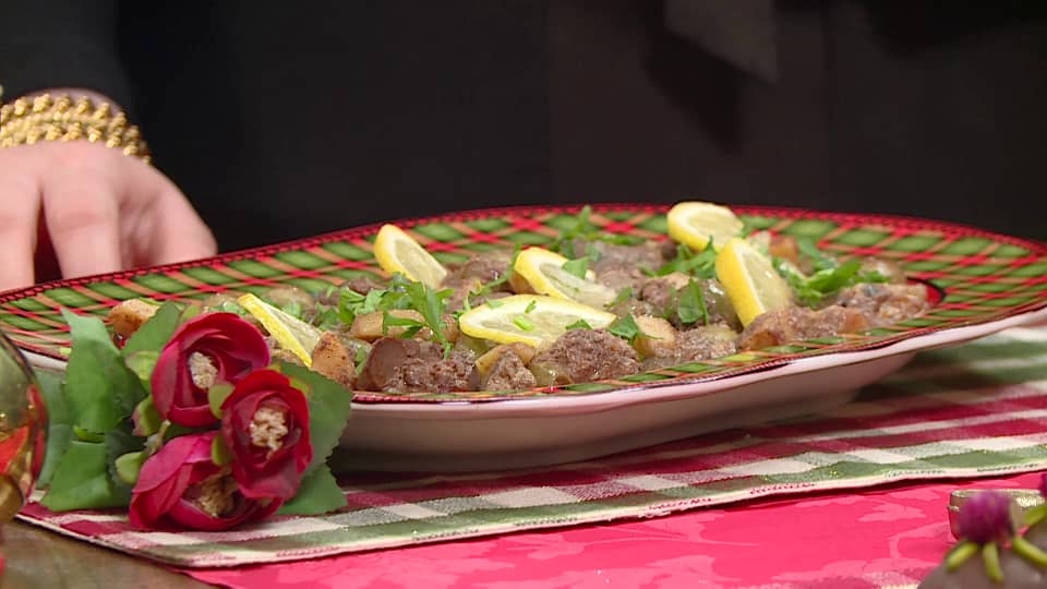 كبدة مشرملة بالزيتون