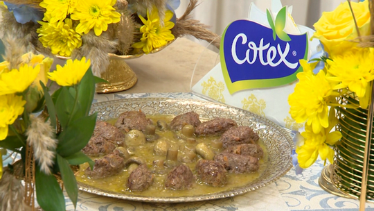صبيعات بالفطر وصلصة المحار (الزويتخ)