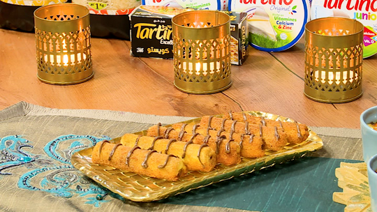 سيقار بالخبز الأبيض والشوكولاطة