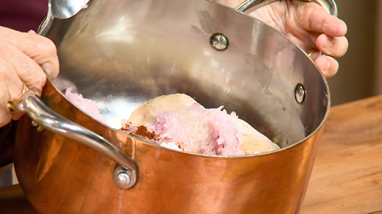 طبق الفلفل الحلو بالدجاج