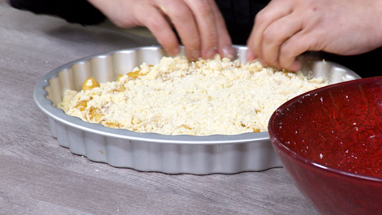 تارت بالتفاح المكرمل