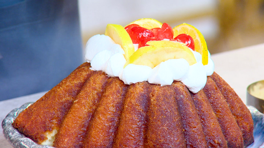 حلوى البابا بذوق البرتقال