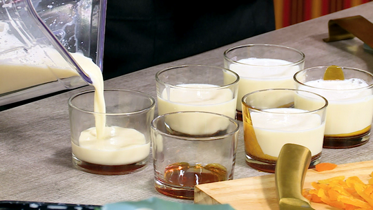 فلان كراميل على شكل التشيز كيك