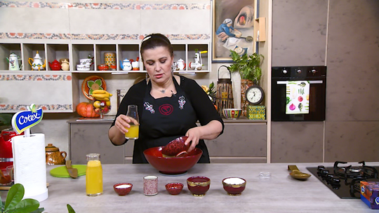 حلوى البرتقال بالسميد