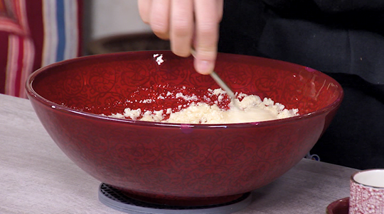 حلوى البرتقال بالسميد