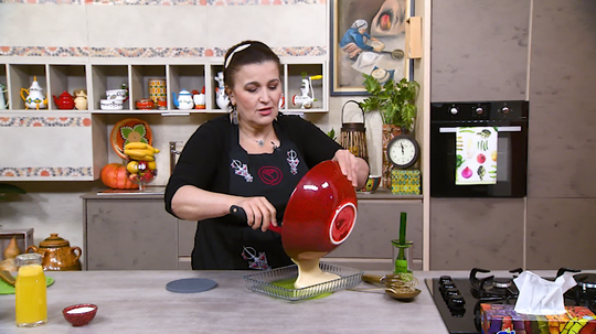 حلوى البرتقال بالسميد