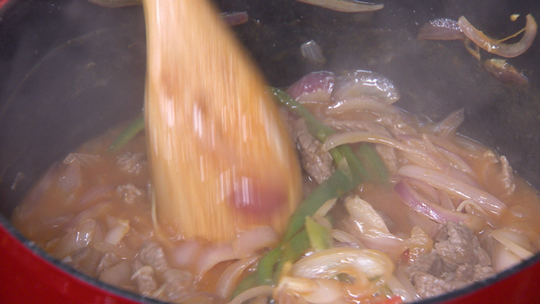 غراتان البطاطا واللحم