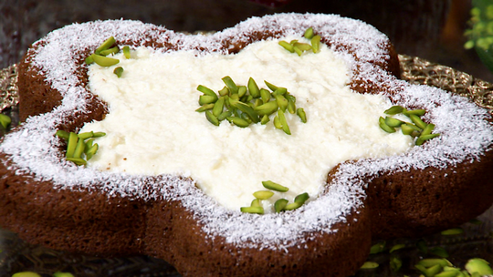 كعكة الشوكولاطة بجوز الهند