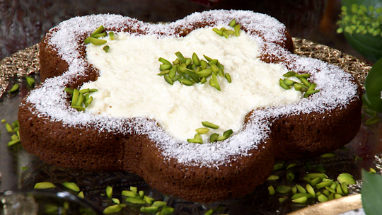 كعكة الشوكولاطة بجوز الهند