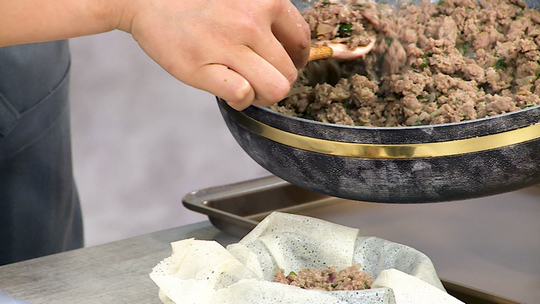 رزيمات بالبطاطا واللحم المفروم