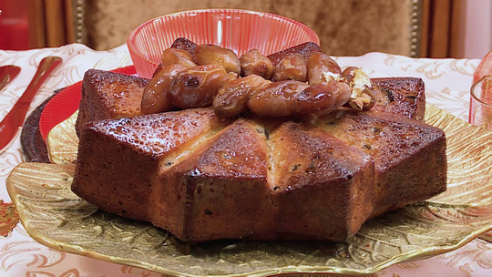 كيكة التمر والشوكولاطة