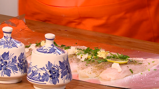 سمك فيلي صول في الفرن