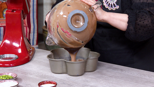 كعكة الشوكولاطة بجوز الهند