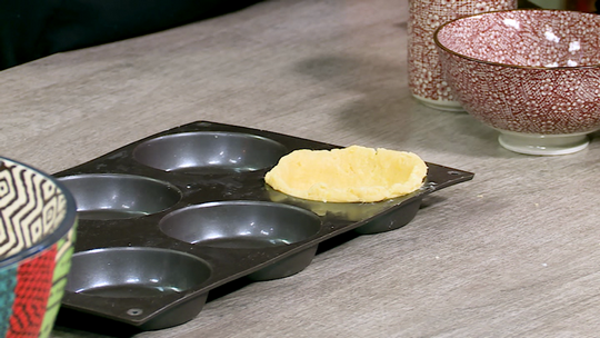 ميني تارت بحبيبات المشمش