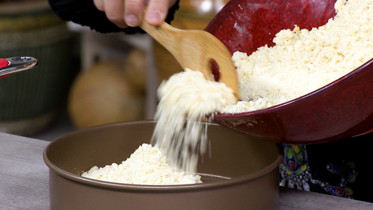 كرامبل على شكل تارت