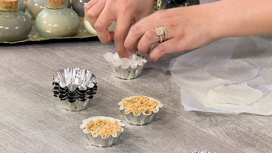 تارتولات الديول بالقطايف والكاوكاو