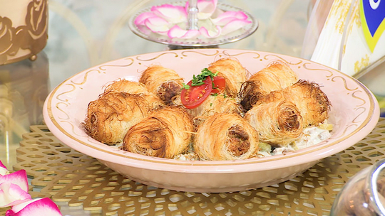 مملحات القطايف بالدجاج