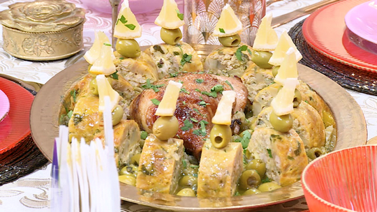 طاجين الجبن بمرق الزيتون