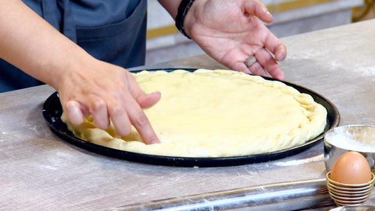 فطيرة محشية بالدجاج