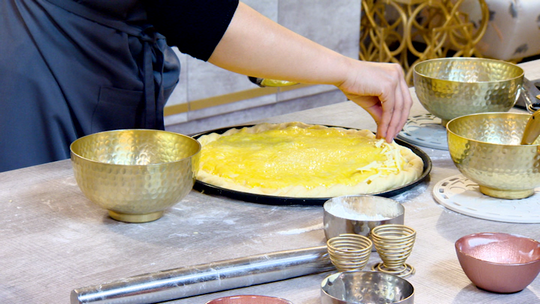 فطيرة محشية بالدجاج