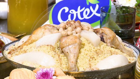 الكسكس الجزائري بالمرقة البيضاء