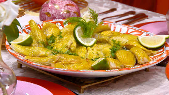 طاجين البسباس بالسمك