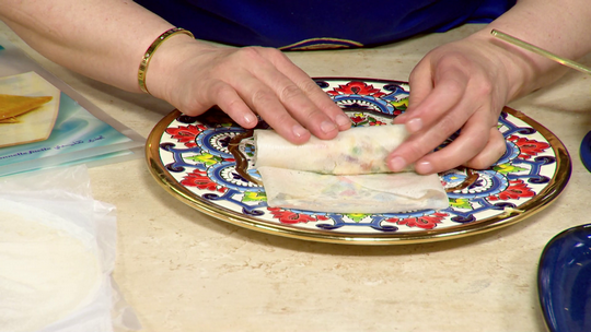 بوراك بالبطاطا والتشكتشوكة