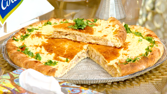 فطيرة محشية بالدجاج