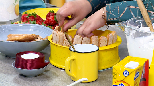 تيراميسو بالفراولة