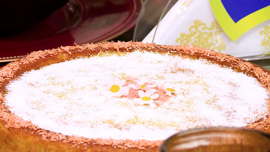 بسبوسة بكريمة البرتقال